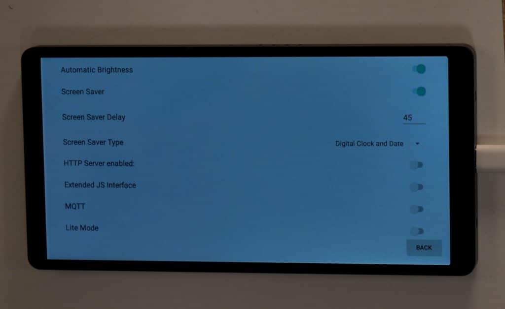 Home Assistant auf dem Shelly Wall Display X2