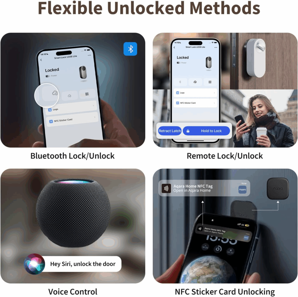 des Aqara U200 Lite Unlock
