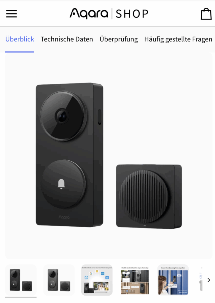 Aqara G410 Türklingel